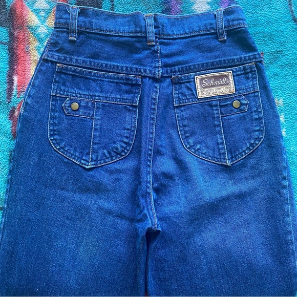 VTG Schmidt Denim Jeans. Size 25/29. Excellent shape! Rad Design. Straight. - Picture 3 of 13